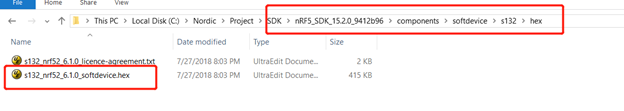 Nordic nRF5 SDK和softdevice介绍