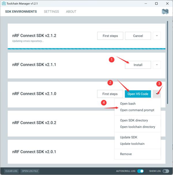 nRF Connect SDK安装与入门