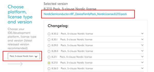 nRF51 nRF52 Nordic SDK5