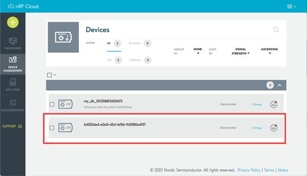 nRF9160 and nRF Cloud