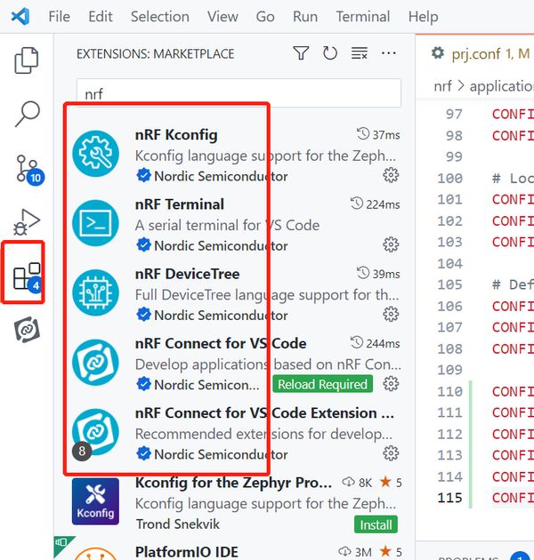 开发你的第一个nRF Connect SDK/Zephyr应用程序