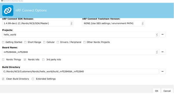 开发你的第一个nRF Connect SDK/Zephyr应用程序