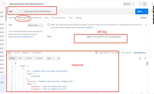 nRF Cloud Rest API
